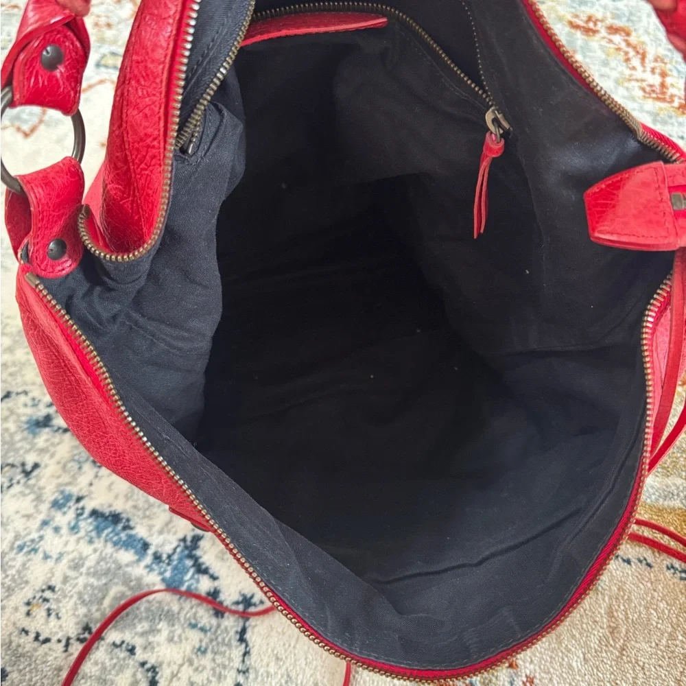 Balenciaga Red Day Hobo Bag - Picture 8 of 9
